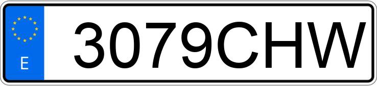 Numer rejestracyjny 3079CHW posiada SEAT LEON