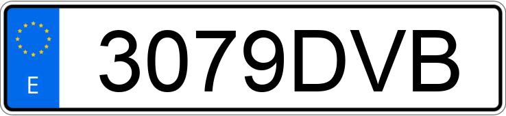 Numer rejestracyjny 3079DVB posiada BMW SERIE 3
