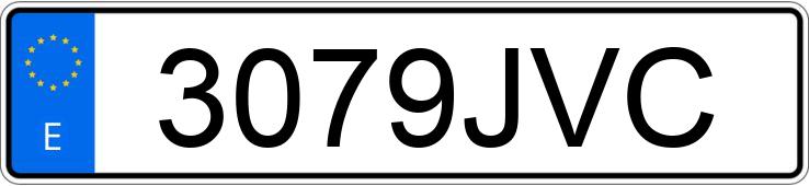 Numer rejestracyjny 3079JVC posiada HYUNDAI TUCSON