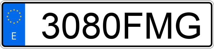 Numer rejestracyjny 3080FMG posiada CITROEN C4 GRAND PICASSO