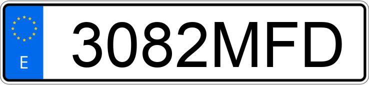Numer rejestracyjny 3082MFD posiada PEUGEOT 3008 Numer rejestracyjny 3082MFD posiada PEUGEOT 3008
