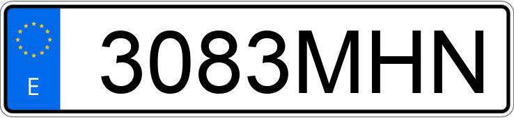 Numer rejestracyjny 3083MHN posiada PEUGEOT 3008 Numer rejestracyjny 3083MHN posiada PEUGEOT 3008