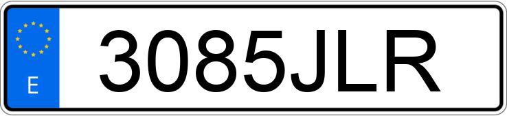 Numer rejestracyjny 3085JLR posiada MERCEDES GLC (253)