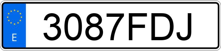 Numer rejestracyjny 3087FDJ posiada MERCEDES S (220-221) Numer rejestracyjny 3087FDJ posiada MERCEDES S (220-221)