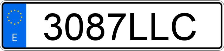 Numer rejestracyjny 3087LLC posiada VOLVO XC60 Numer rejestracyjny 3087LLC posiada VOLVO XC60