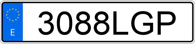 Numer rejestracyjny 3088LGP posiada BMW SERIE 3