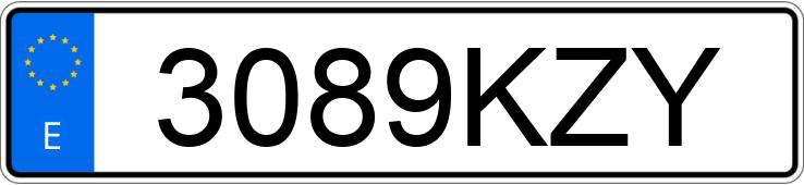 Numer rejestracyjny 3089KZY posiada SEAT LEON Numer rejestracyjny 3089KZY posiada SEAT LEON