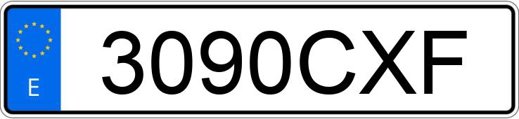 Numer rejestracyjny 3090CXF posiada AUDI A4