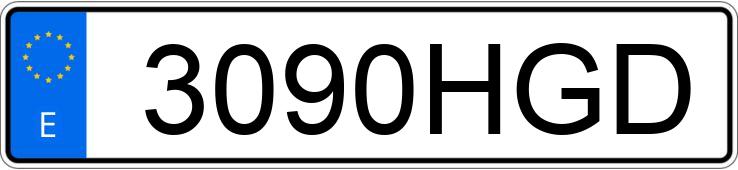 Numer rejestracyjny 3090HGD posiada SEAT IBIZA Numer rejestracyjny 3090HGD posiada SEAT IBIZA