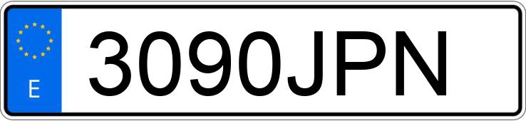 Numer rejestracyjny 3090JPN posiada SEAT LEON