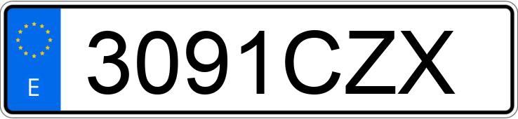 Numer rejestracyjny 3091CZX posiada VOLKSWAGEN POLO GT 1.4 TDI