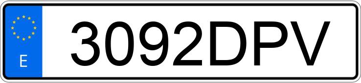 Numer rejestracyjny 3092DPV posiada RENAULT GRAND SCENIC