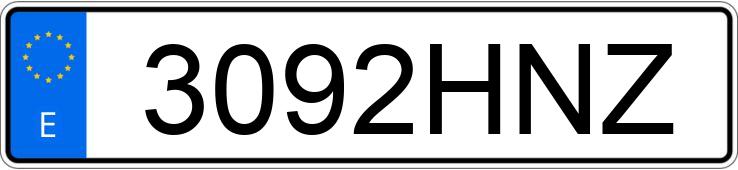 Numer rejestracyjny 3092HNZ posiada MERCEDES VIANO Numer rejestracyjny 3092HNZ posiada MERCEDES VIANO