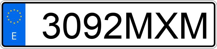 Registreringsnummeret 3092MXM har HYUNDAI I30