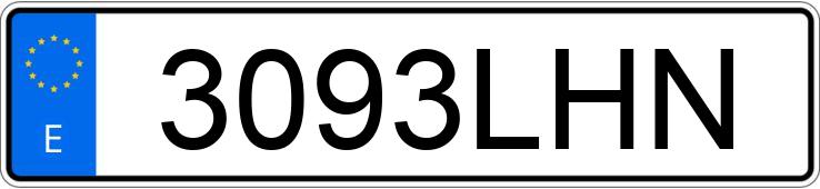 Numer rejestracyjny 3093LHN posiada SUZUKI S-CROSS