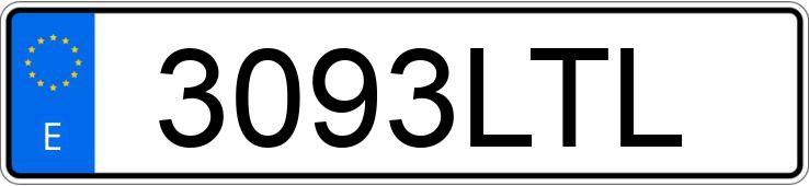 Numer rejestracyjny 3093LTL posiada MERCEDES GLC (253)