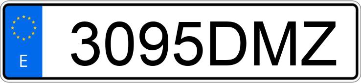 Numer rejestracyjny 3095DMZ posiada RENAULT MEGANE Numer rejestracyjny 3095DMZ posiada RENAULT MEGANE