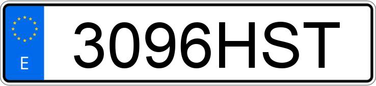 Numer rejestracyjny 3096HST posiada VOLKSWAGEN GOLF Numer rejestracyjny 3096HST posiada VOLKSWAGEN GOLF