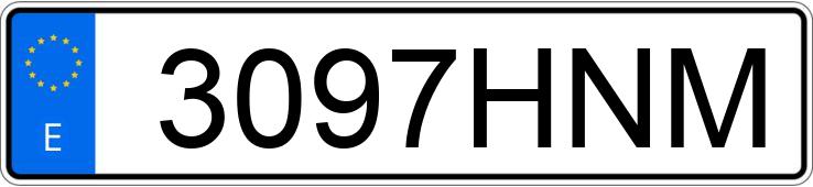 Numer rejestracyjny 3097HNM posiada HYUNDAI IX 35