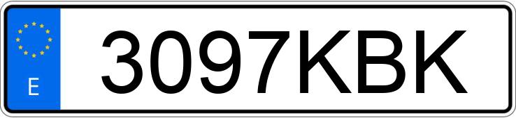 Numer rejestracyjny 3097KBK posiada VOLKSWAGEN GOLF Numer rejestracyjny 3097KBK posiada VOLKSWAGEN GOLF