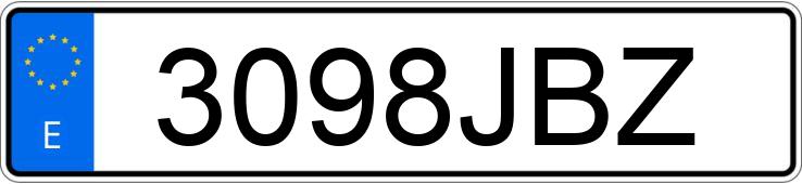 Numer rejestracyjny 3098JBZ posiada VOLKSWAGEN TIGUAN