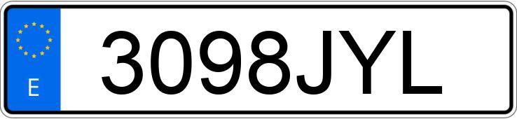 Numer rejestracyjny 3098JYL posiada MERCEDES SLC (172)