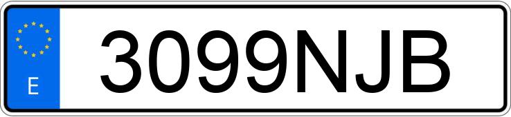 Numer rejestracyjny 3099NJB posiada BMW SERIE 2