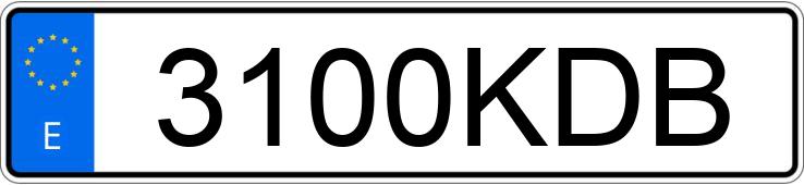 Numer rejestracyjny 3100KDB posiada BMW X5