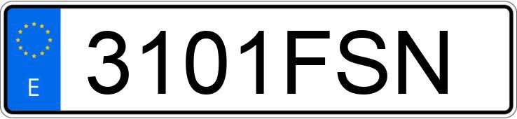 Numer rejestracyjny 3101FSN posiada AUDI A4 Numer rejestracyjny 3101FSN posiada AUDI A4