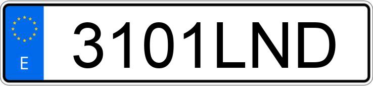 Numer rejestracyjny 3101LND posiada JAGUAR F PACE Numer rejestracyjny 3101LND posiada JAGUAR F PACE