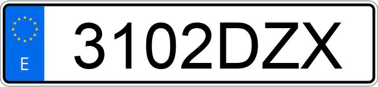 Numer rejestracyjny 3102DZX posiada MERCEDES CLK (208-209)