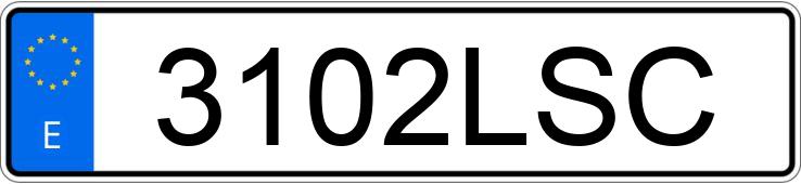 Numer rejestracyjny 3102LSC posiada SEAT LEON