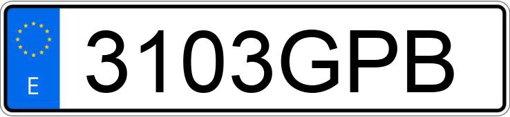Numer rejestracyjny 3103GPB posiada NISSAN QASHQAI