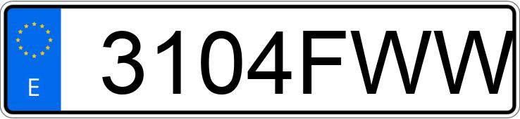 Numer rejestracyjny 3104FWW posiada RENAULT MEGANE Numer rejestracyjny 3104FWW posiada RENAULT MEGANE