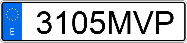 Numer rejestracyjny 3105MVP posiada CITROEN BERLINGO