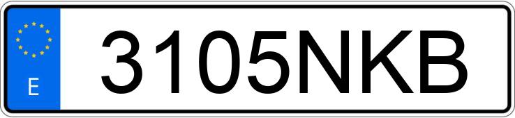 Numer rejestracyjny 3105NKB posiada MINI MINI Numer rejestracyjny 3105NKB posiada MINI MINI