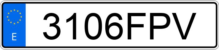 Numer rejestracyjny 3106FPV posiada KIA CARNIVAL