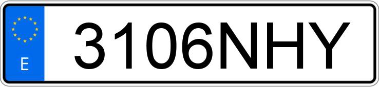 Numer rejestracyjny 3106NHY posiada MERCEDES B (245)