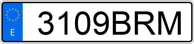 Numer rejestracyjny 3109BRM posiada CITROEN BERLINGO