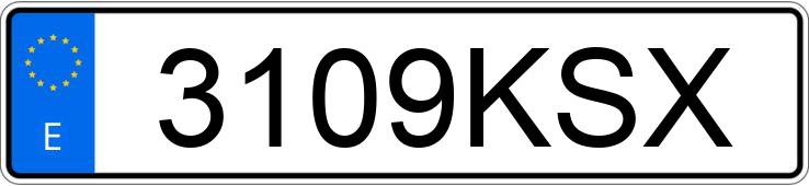 Numer rejestracyjny 3109KSX posiada OPEL CORSA