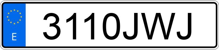 Numer rejestracyjny 3110JWJ posiada PEUGEOT 2008