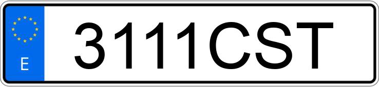 Numer rejestracyjny 3111CST posiada RENAULT CLIO