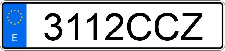 Numer rejestracyjny 3112CCZ posiada TOYOTA COROLLA