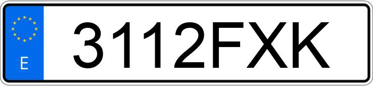 Numer rejestracyjny 3112FXK posiada HONDA CR-V