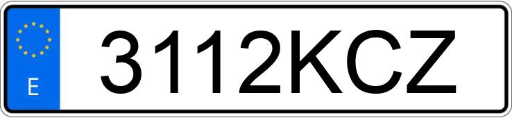 Numer rejestracyjny 3112KCZ posiada SUZUKI SX4 S-CROSS