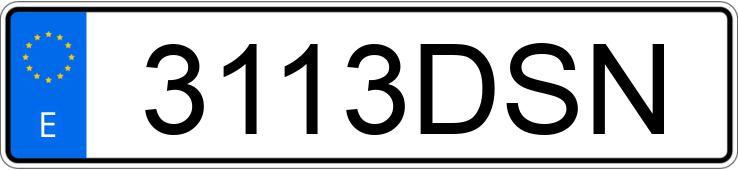 Numer rejestracyjny 3113DSN posiada RENAULT SCENIC Numer rejestracyjny 3113DSN posiada RENAULT SCENIC