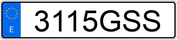 Numer rejestracyjny 3115GSS posiada AUDI A5