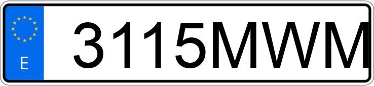 Numer rejestracyjny 3115MWM posiada RENAULT MASTER