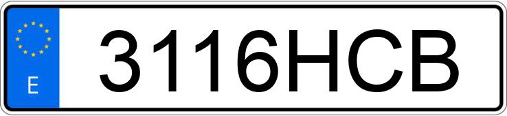 Numer rejestracyjny 3116HCB posiada PEUGEOT 807