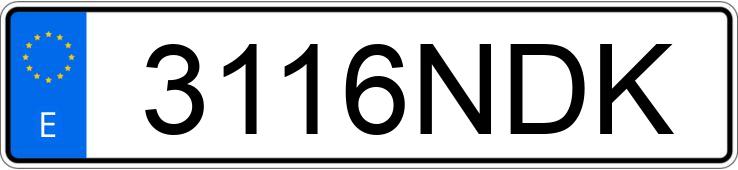 Numer rejestracyjny 3116NDK posiada KIA STINGER